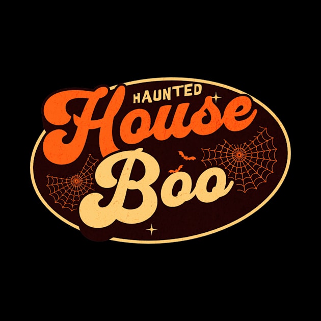 Haunted House Boo Halloween Design by TeeTrendz