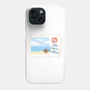 Snow on the Beach Phone Case