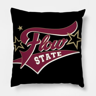 Flow State (dark backgrounds) Pillow