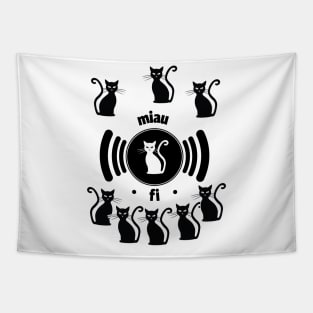 miau miau wifi Tapestry