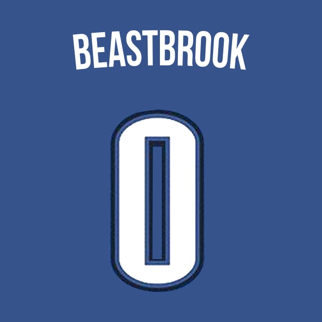 Russell Westbrook 'Beastbrook' Nickname Jersey - Oklahoma City Thunder by xavierjfong