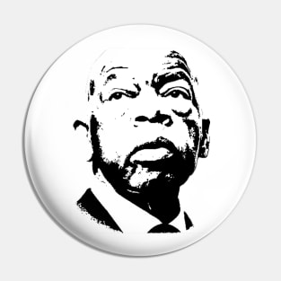 John Lewis pop art portrait Pin