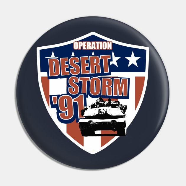 Operation Desert Storm '91 Pin by TCP