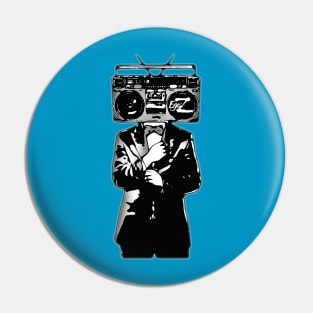 Boom Box Bad Boy Pin