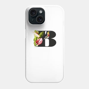 Botanical Alphabet B Phone Case