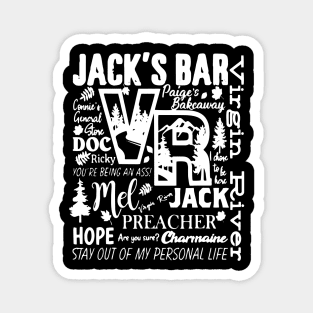 Virgin River Jack's Bar Vintage Magnet