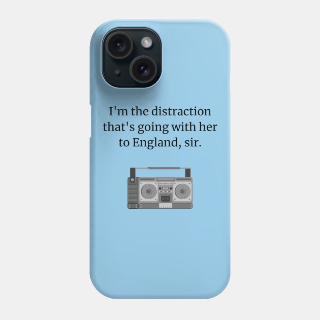 Say Anything/Distraction Phone Case by Said with wit