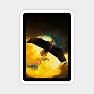 Eagle Storm - Bald Eagle Magnet