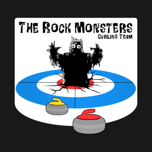 The Rock Monsters Curling Team - 2016 Logo T-Shirt