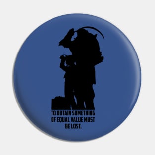 Edward and Aplhonse Elric FullMetal Alchemist Pin