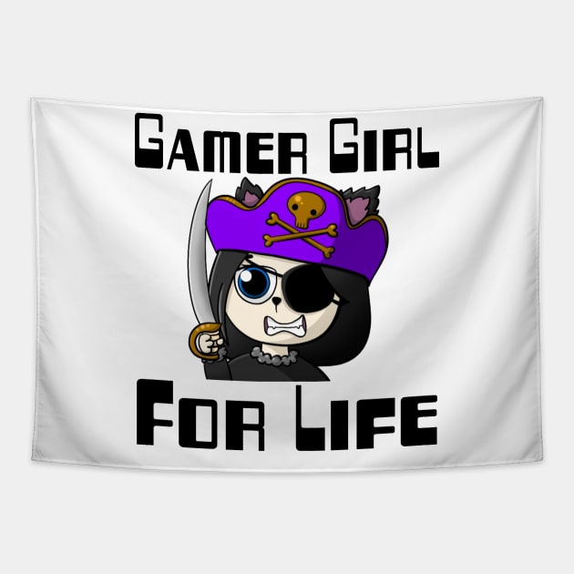 Gamer Girl For Life. Tapestry by WolfGang mmxx