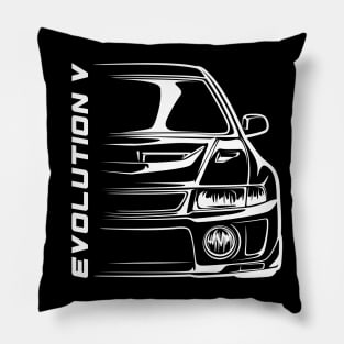 Lancer Evolution V Silhouette Pillow