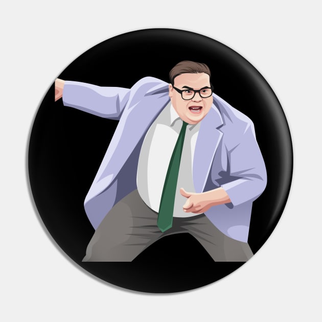 Chris Foley - Hilarious Vector Pin by WaltTheAdobeGuy