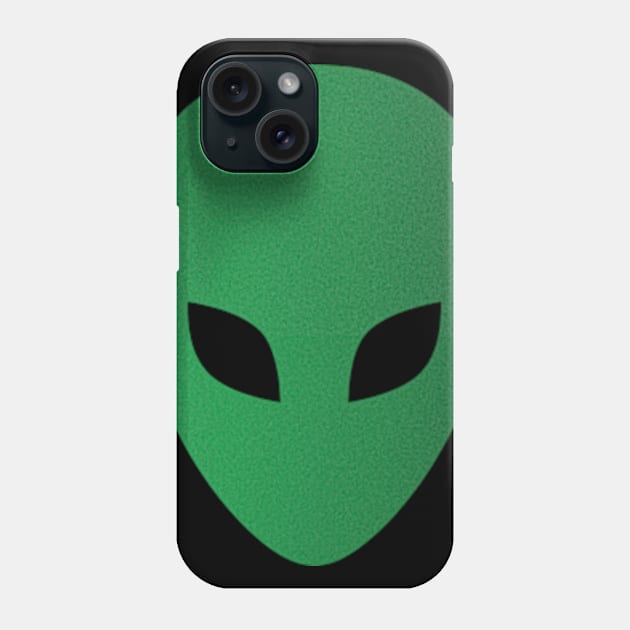 Green alien face Phone Case by RENAN1989