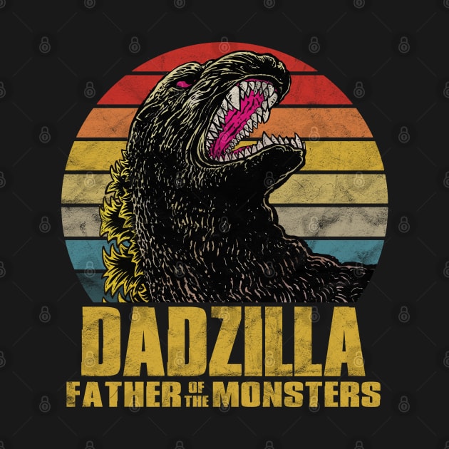 Dadzilla, Father Of The Monsters, Father day Gift by  Funny .designs123