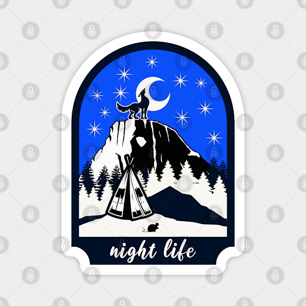 Starry Night Life Magnet by Nicoart2077