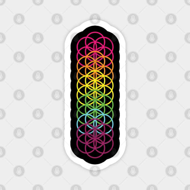 Flower of Life Chakra Magnet by Lumina