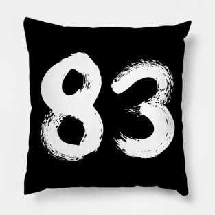 Number 83 Pillow