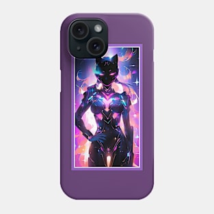 Anime Sci-Fi Cat Girl | Quality Anime Girl Artwork | Manga Girl Anime Art Phone Case