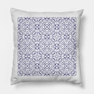 Repeating geometric pattern lines elements Pillow