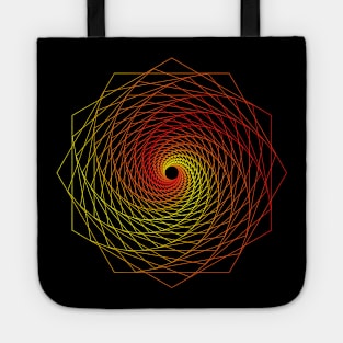 Colored Sacred Geometry - Summer Vibes Tote