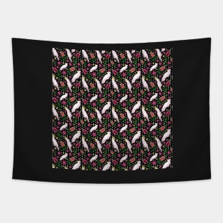 Australian Native Birds and Flowers - Bottlebrush and Cockatoo Tapestry