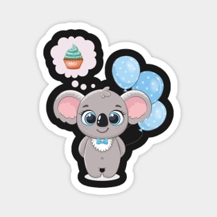 koala cupcake , koala cupcake Magnet