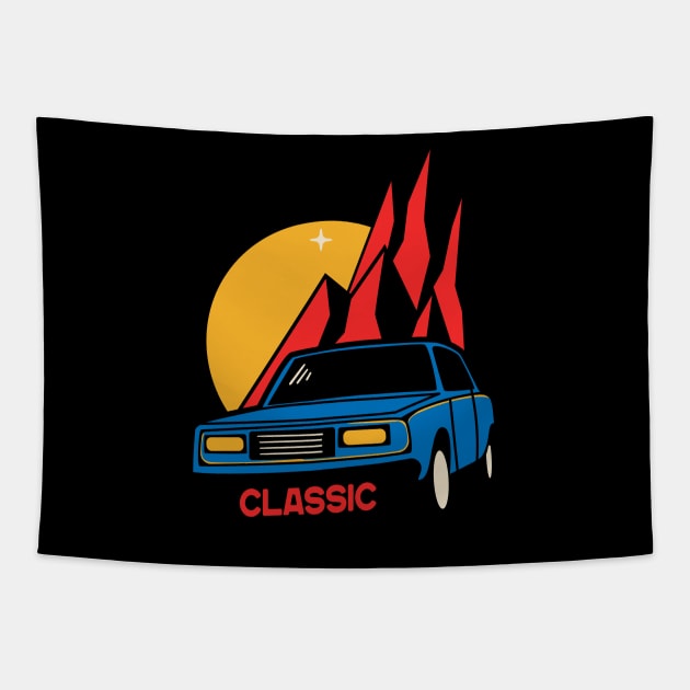 Car classic Tapestry by PG