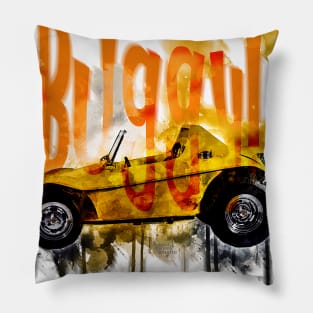 Buggy splash art Pillow