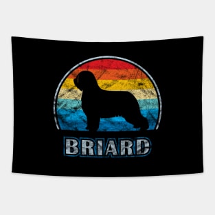 Briard Vintage Design Dog Tapestry