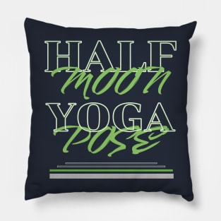 Half moon yoga pose Pillow