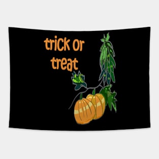 Trick or treat pumpkin picking Tapestry