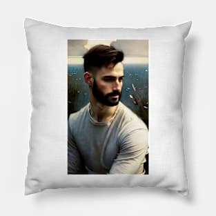 Handsome Man 2 Pillow