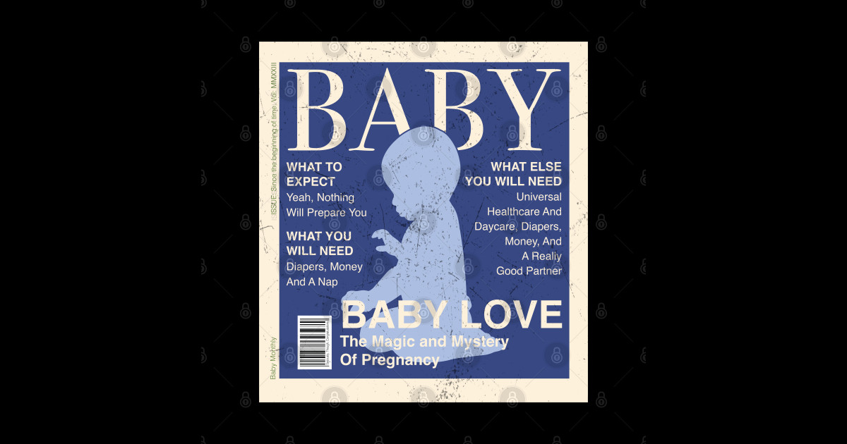 Baby Boy Cover Pregnancy Announcement Sticker TeePublic