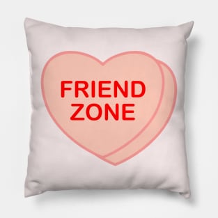 Conversation Heart: Friend Zone Pillow