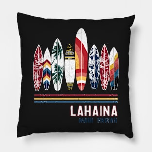 Lahaina Maui Vintage Hawaiian Pillow