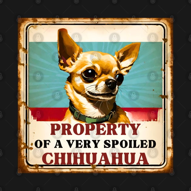 Property of a Very Spoiled Chihuahua by Doodle and Things