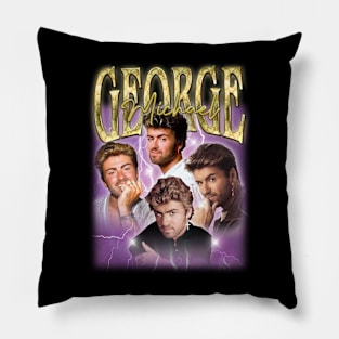 RETRO VINTAGE GEORGE MICHAEL BOOTLEG STYLE Pillow