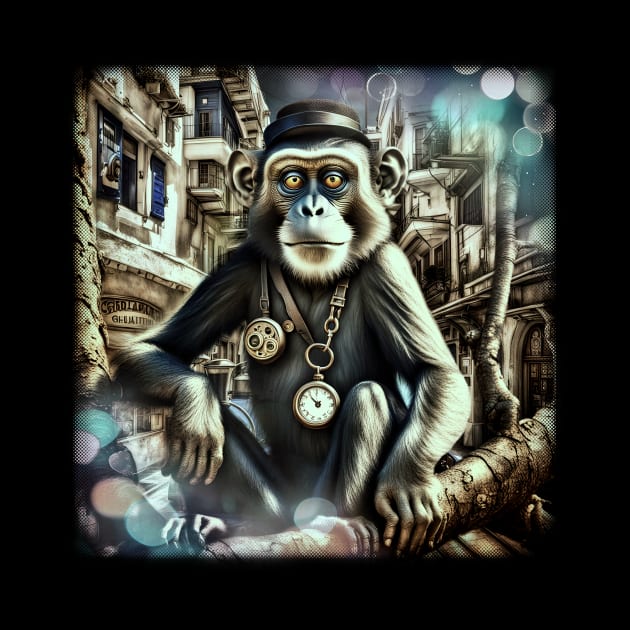 Steam Punk Rock Ape by SigyDesigns