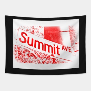 Summit Avenue WHITE CHERRY Pasadena California by Mistah Wilson Photography Tapestry