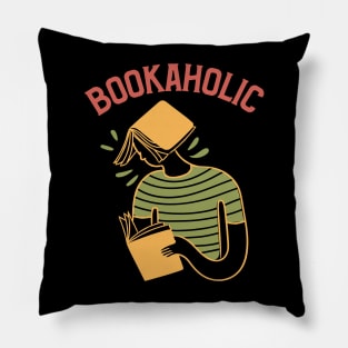 Bookaholic - Book Lover's Exclusive Design Pillow