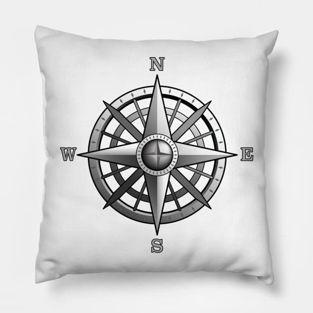 Compass Pillow by RudDesigns