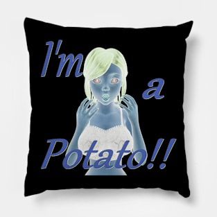 Potato girl 2 Pillow