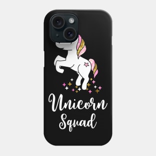 Unicorn Squad - Cute little glitter Unicorn Gift for kids and women Phone Case