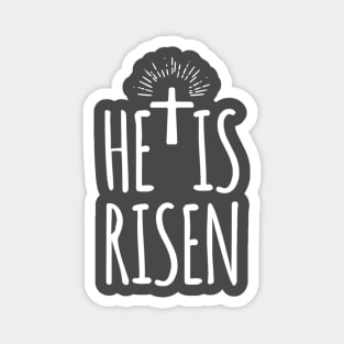 He Is Risen Shirt For Men Women Christian Gifts Happy Easter Magnet