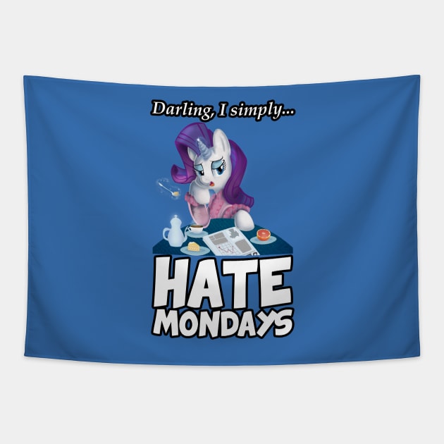 I Hate Mondays Tapestry by DistopiaDesing