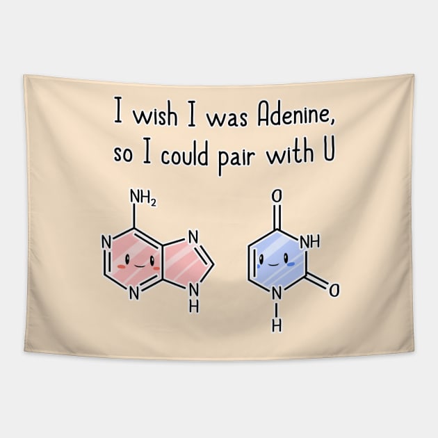 I wish I was Adenine Tapestry by Coppi