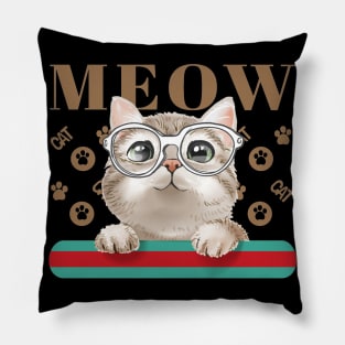 Meow Cat Pillow