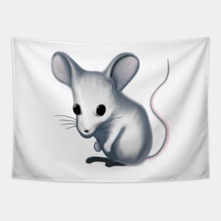 Cute Mouse Drawing Tapestry