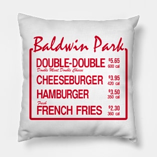 Baldwin Park Burger Pillow